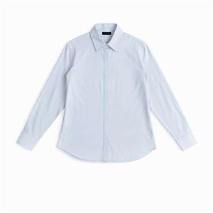 شومیز آستین بلند یقه برگردان زنانه مدل دکمه مخفی