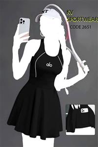 ست کراپ دامنی تنیس زنانه alo کد 009