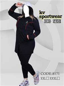 تیشرت نیم زیپ فینگردار سایز بزرگ ورزشی زنانه NIKE کد 002