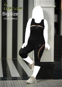 ست تیشرت شلوار سایز بزرگ ورزشی زنانه adidas کد 0013