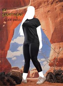 ست تیشرت شلوار سایز بزرگ ورزشی زنانه NIKE کد 0026