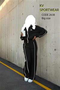 شلوار بگ سایز یزرگ اسپرت ورزشی زنانه adidas کد 003