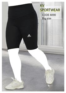 شلوارک نخی سایز بزرگ ورزشی زنانه Reebok کد 003