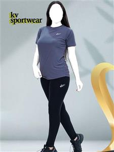 ست تیشرت شلوار سایز بزرگ تمرینی زنانه NIKE کد 003