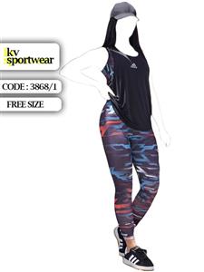 ست نیم تنه لگ و کاور ورزشی زنانه Under armour کد 001