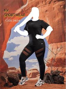ست تیشرت شلوار سایز بزرگ ورزشی زنانه NIKE کد 0027
