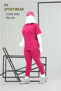 ست تیشرت شلوار سایز بزرگ ورزشی زنانه NIKE کد 0031