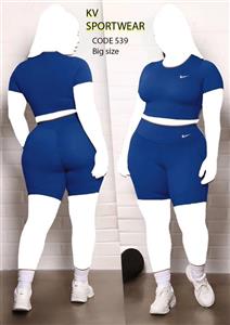 ست نیم تنه شلوارک ورزشی زنانه Reebok کد 005