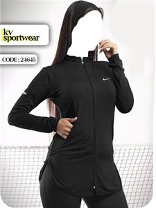 مانتو تک سایز بزرگ ورزشی زنانه NIKE کد 002
