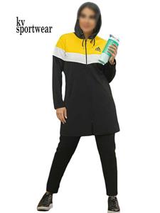 ست مانتو شلوار کلاهدار ورزشی زنانه adidas کد 004