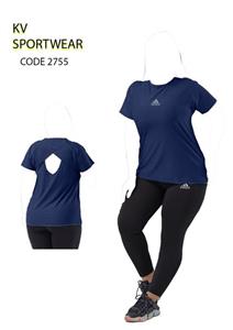 ست تیشرت شلوار سایز بزرگ ورزشی زنانه adidas کد 0017