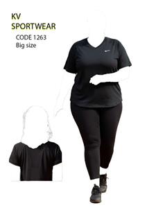 ست تیشرت لگ سایز بزرگ ورزشی زنانه NIKE کد 0061