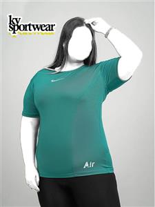 تیشرت شلوارک نخی بیگ سایز زنانه دبل Nike
