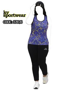 ست تاپ شلوار سایز بزرگ ورزشی زنانه Under armour کد 002