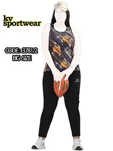 ست تاپ شلوار سایز بزرگ ورزشی زنانه Under armour کد 004