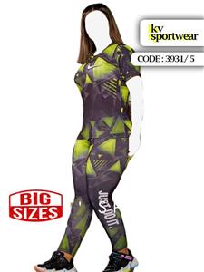 ست تیشرت شلوار سایز بزرگ ورزشی زنانه NIKE کد 003