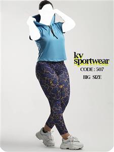 ست کراپ لگ سایز بزرگ ورزشی زنانه UNDER ARMOUR کد 001