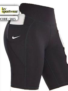 تیشرت نیم زیپ فینگردار سایز بزرگ ورزشی زنانه NIKE کد 003