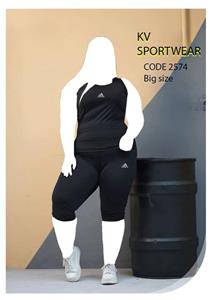 ست تاپ شلوارک سایز بزرگ ورزشی زنانه UNDER ARMOUR کد 006