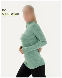 تیشرت نیم زیپ فینگردار ورزشی زنانه NIKE کد 0024