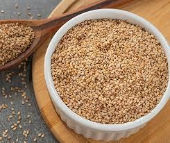 کنجد قهوه ای