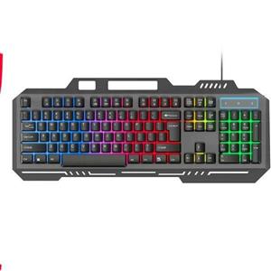 کیبورد گیمینگ مکانیکال T-WOLF مدل T16 نورپردازی RGB