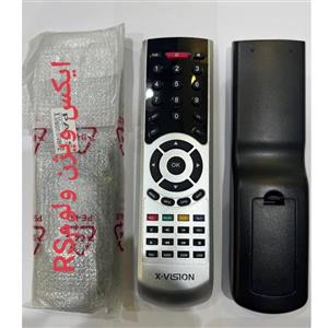 کنترل اصلی و اورجینال گیرنده دیجیتال ایکس ویژن ولوم دار  دو رنگ  XVISION