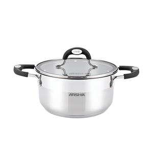 قابلمه دو درب 20 سانت استیل عرشیا مدل SS478-3078