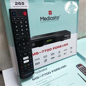 گیرنده برند مدیا استار مدل 7700 ورژن 3 دو ریموت کنترل ( ریموت کنترل جدید لرنینگ )