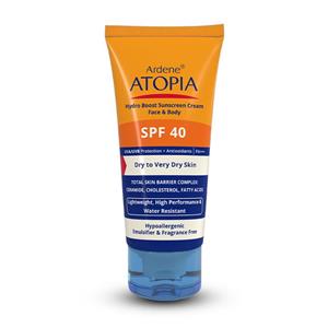 کرم ضد آفتاب رطوبت رسان صورت و بدن درای ریلیف آتوپیا