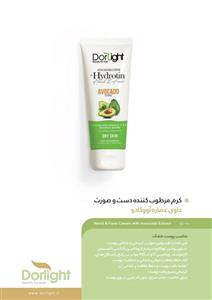 کرم مرطوب کننده دست وصورت درلایت مناسب پوست خشک حجم 60 میل Dorlight
