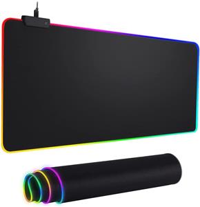 موس پد گیمینگ Glowing Cool RGB سایز بزرگ 40*90 سانتیمتر