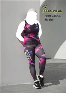 ست تاپ لگ سایز بزرگ ورزشی زنانه Reebok کد 002