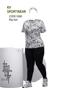 ست تیشرت شلوار سایز بزرگ ورزشی زنانه NIKE کد 0041