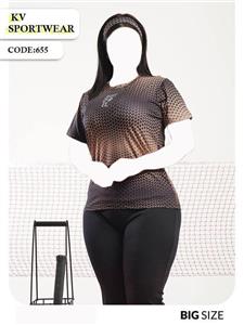 تیشرت ورزشی بیگ و فری سایز زنانه NIKE کد 003