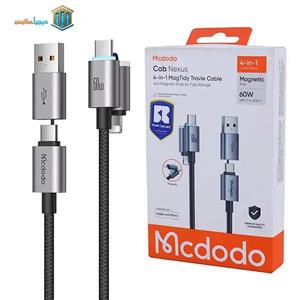 کابل شارژ چندکاره فست شارژ 60 وات مک دودو CA-656 طول 1.2 متر