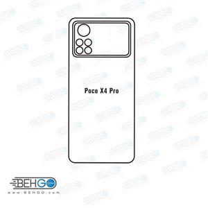 برچسب پشت گوشی شیائومی Xiaomi Poco X4 Pro
