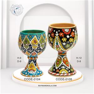 جام میناکاری 🎨✨ | هنر اصیل ایرانی برای سرو نوشیدنی