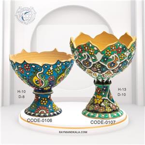 کاسه میناکاری 🎨✨ | هنر اصیل ایرانی برای دکور و پذیرایی 
