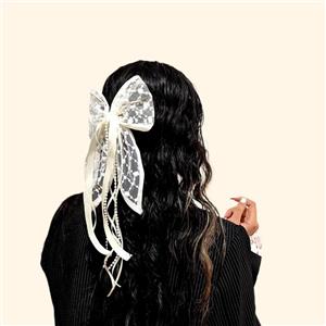 گیره مو پاپیونی توری کد 1001