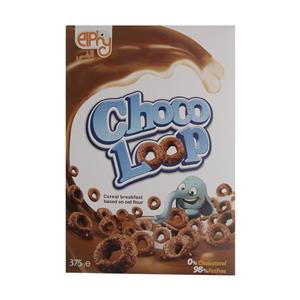 غلات صبحانه چوکو لوپ الفی وزن 375 گرم Elphy Choco Loop Corn Flakes 375 gr