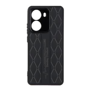 قاب پافر لوزی دور لنز براق Xiaomi Poco X7 Pro – مشکی