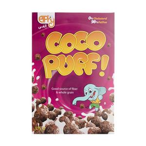 غلات صبحانه توپی الفی وزن 375 گرم Elphy Coco Puff Corn Flakes gr 