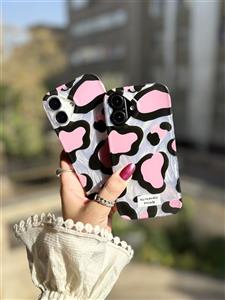 قاب آیفون پلنگی Romantic Pink