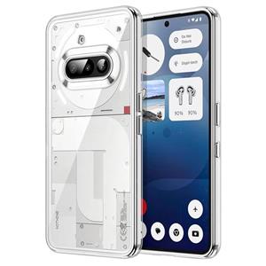کاور شفاف مناسب برای گوشی Nothing Phone 3A مدل دور ژله ای پشت طلق