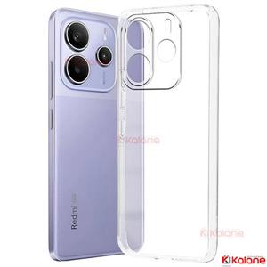 قاب ژله ای شفاف Xiaomi Redmi Note 14 5G مدل محافظ لنزدار