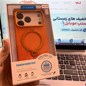 قاب چرمی iPhone 17 Pro Max مدل J-Case