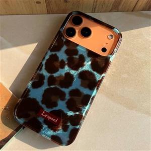 قاب آیفون blue leopard