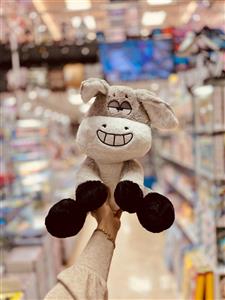 عروسک پولیشی مدل جدید الاغ خندان 45 سانتی