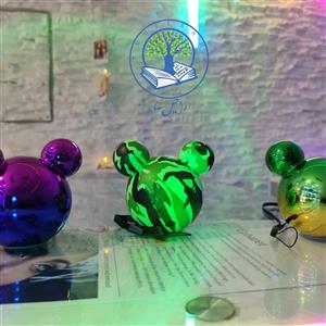 اسپیکر بی‌سیم مینی متالیک خرسی/موش – قابل حمل آویز دار مدل MiniBoss